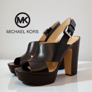 MICHAEL Michael Kors Black Platform Sandals